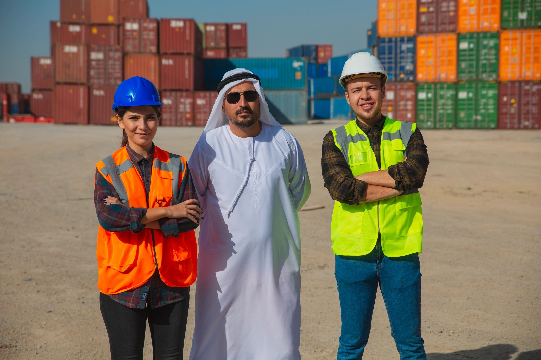 diverse logistics team UAE