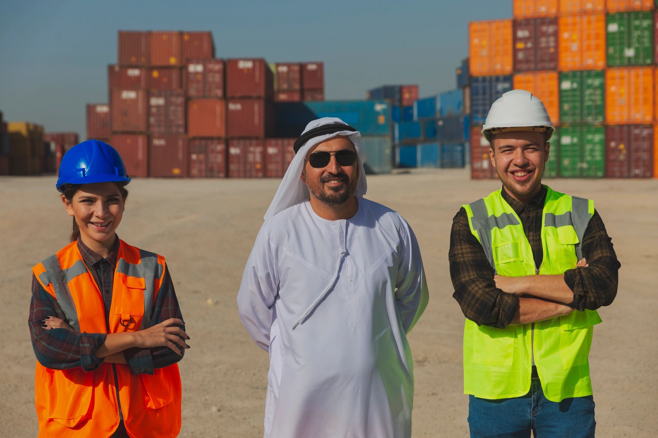 diverse logistics team UAE